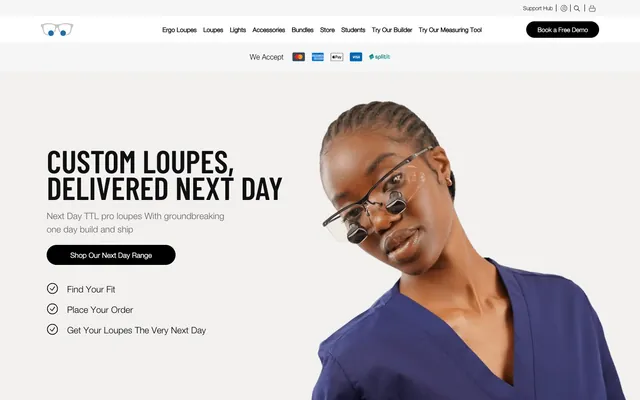 theloupescompany.com, captura de ecran