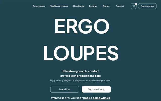 myergo.co.uk, captura de ecran